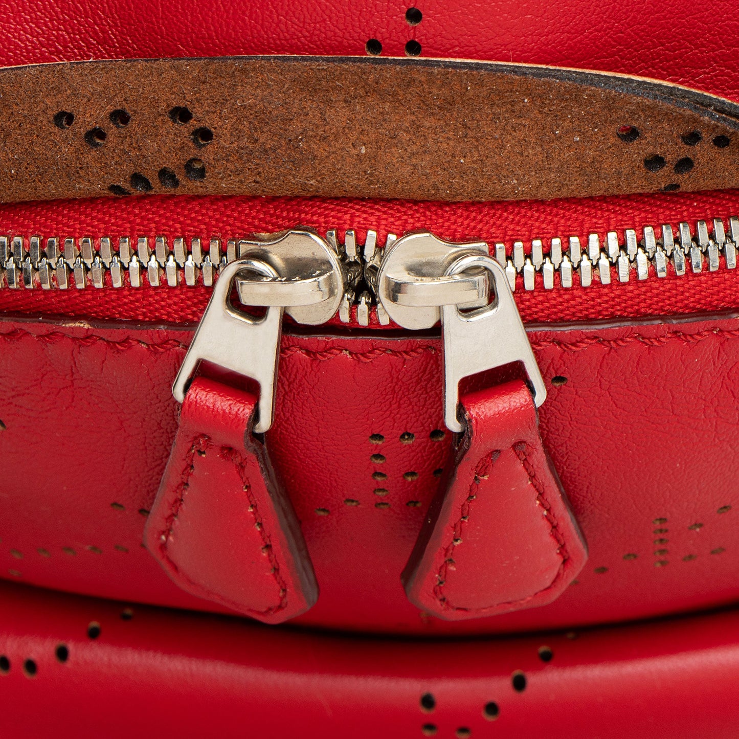 Stella McCartney Eco Alter Nappa Perforated Logo Mini Backpack