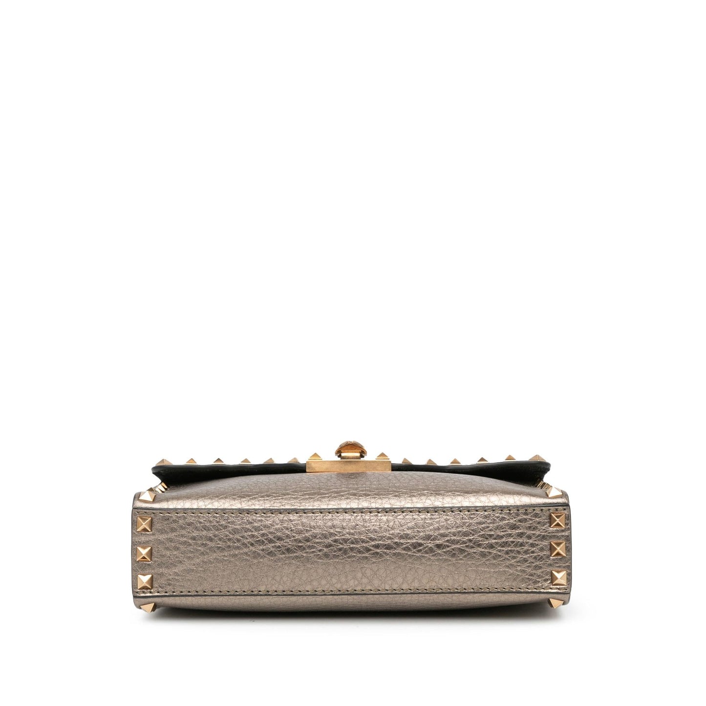 Valentino Small Grainy Calfskin Rockstud Flap Crossbody (SHG-YGUXmP)