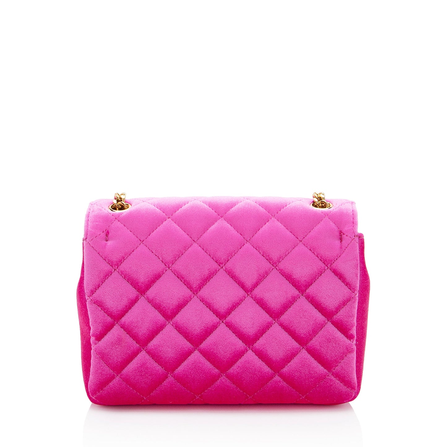 Versace Quilted Velvet Medusa Chain Crossbody
