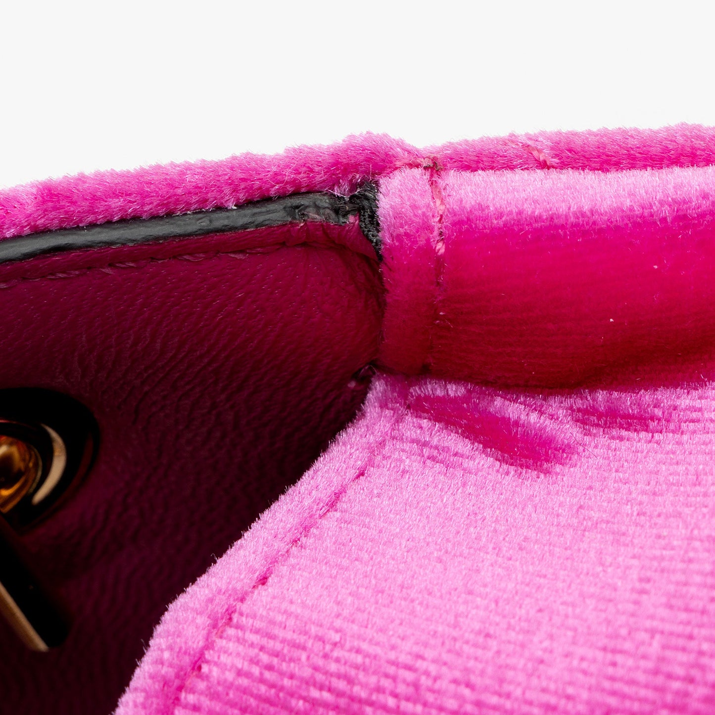 Versace Quilted Velvet Medusa Chain Crossbody