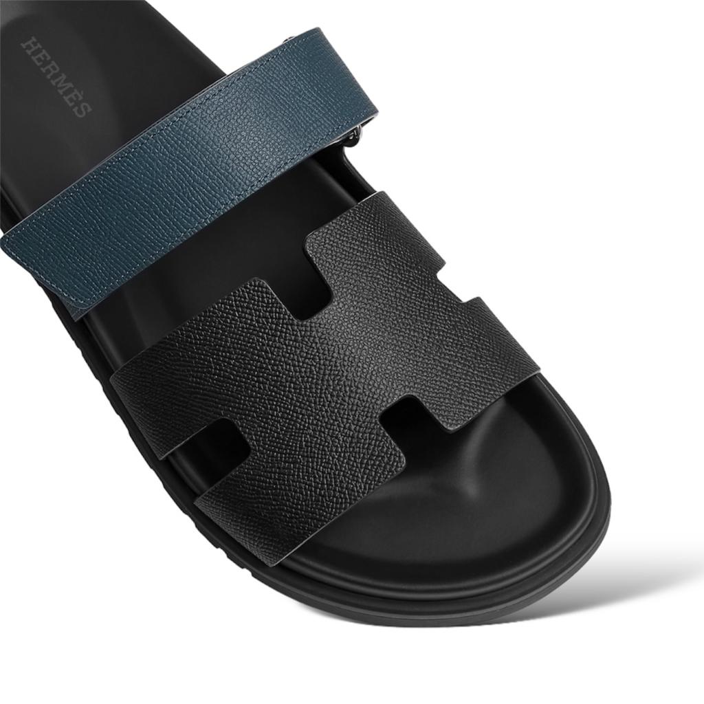 Hermes Chypre Sandal Black/Blue