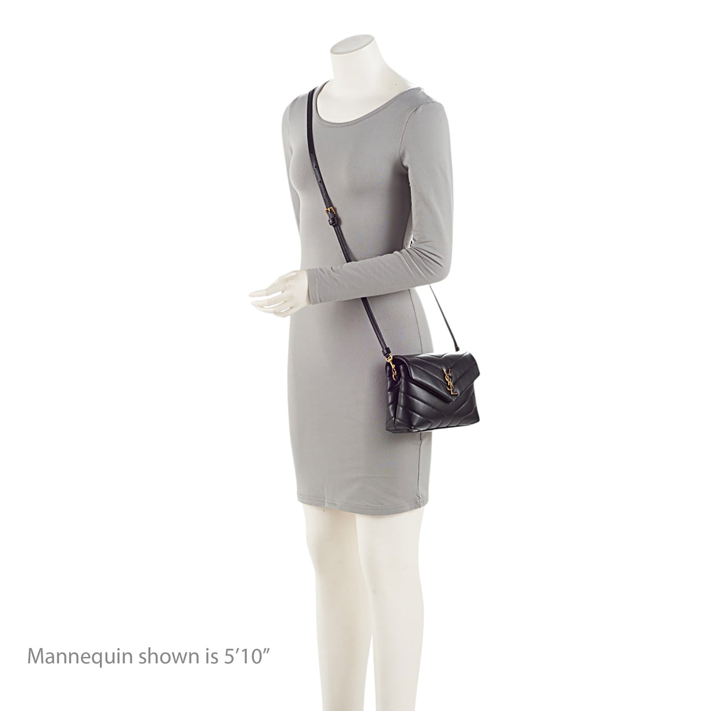 Saint Laurent Matelasse Calfskin Monogram LouLou Toy Crossbody (SHF-yd38W0)