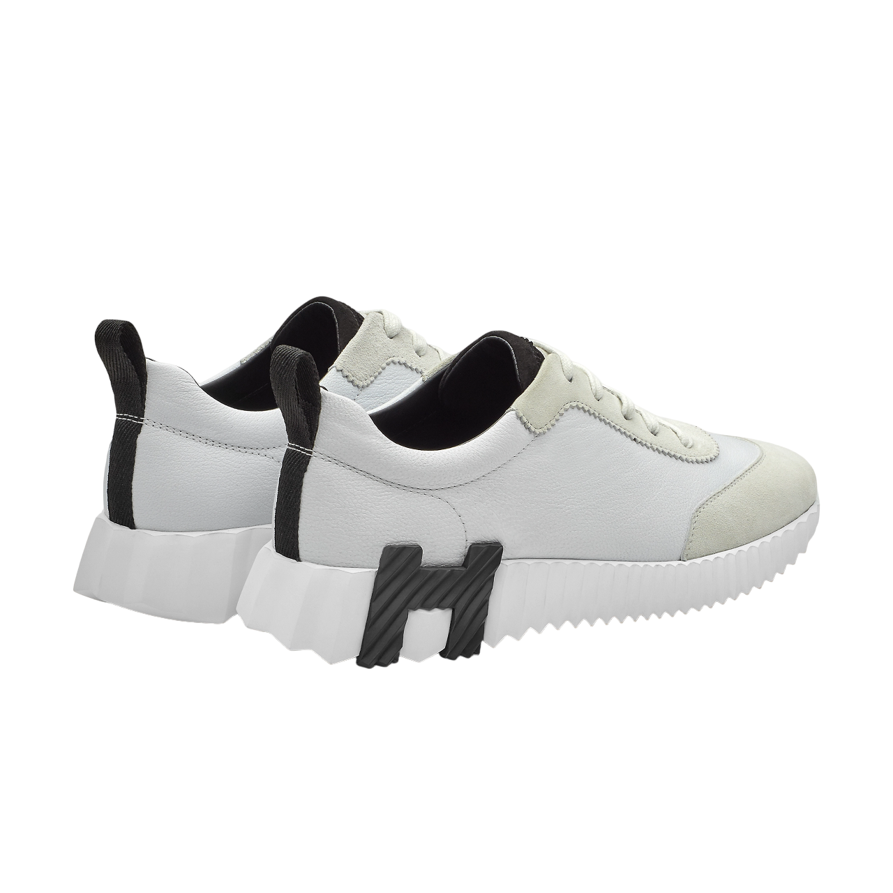 Hermes Bouncing Sneaker Leather Blanc/Blue
