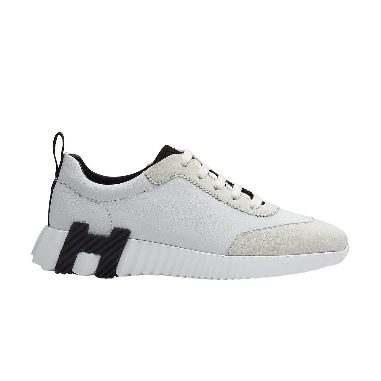 Hermes Bouncing Sneaker Leather Blanc/Blue