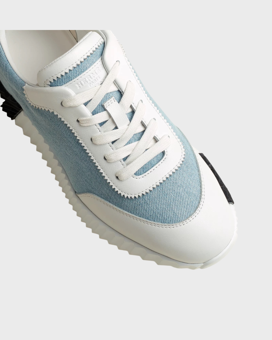 Hermes Bouncing Sneaker Bleu Clair / Blanc