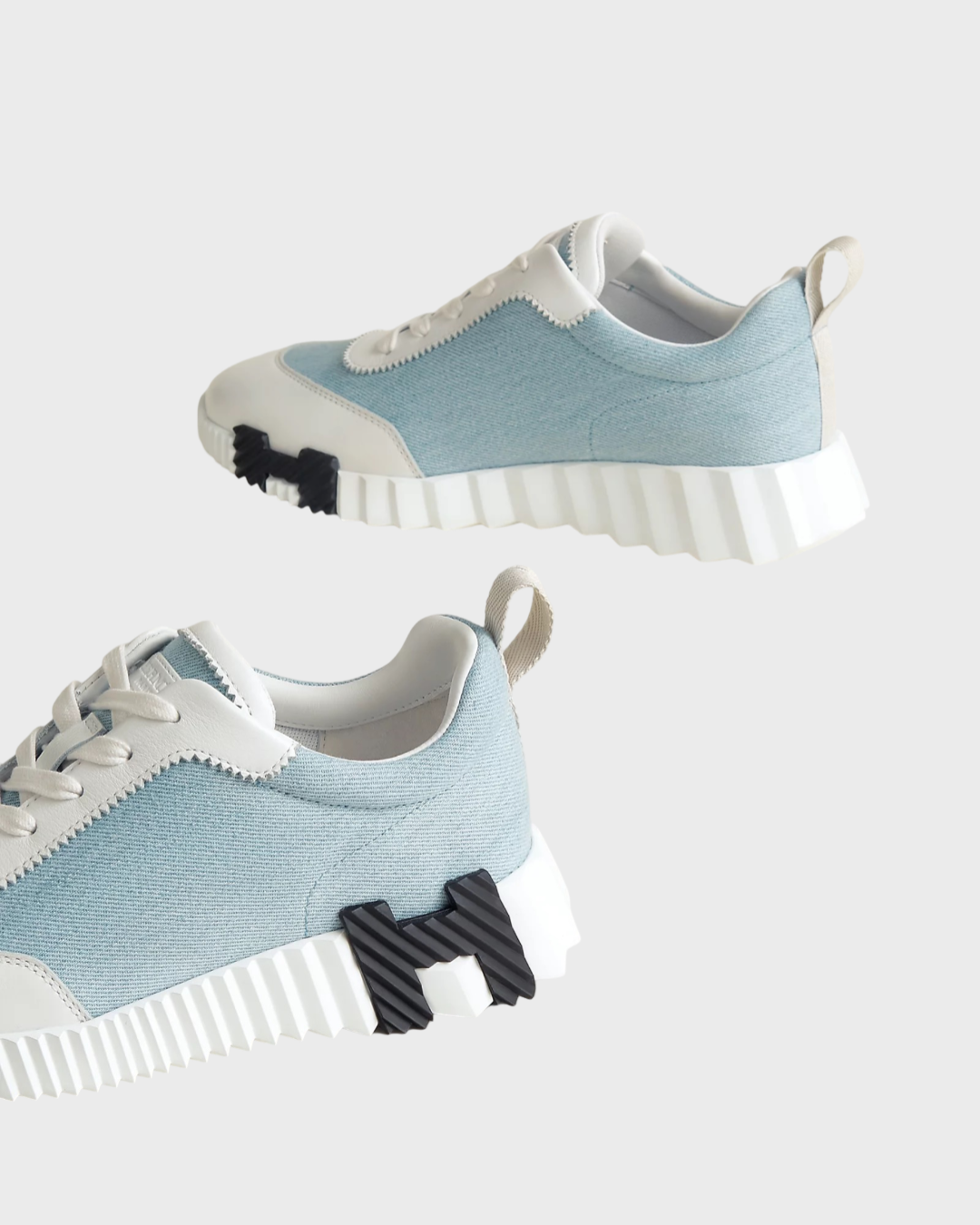 Hermes Bouncing Sneaker Bleu Clair / Blanc