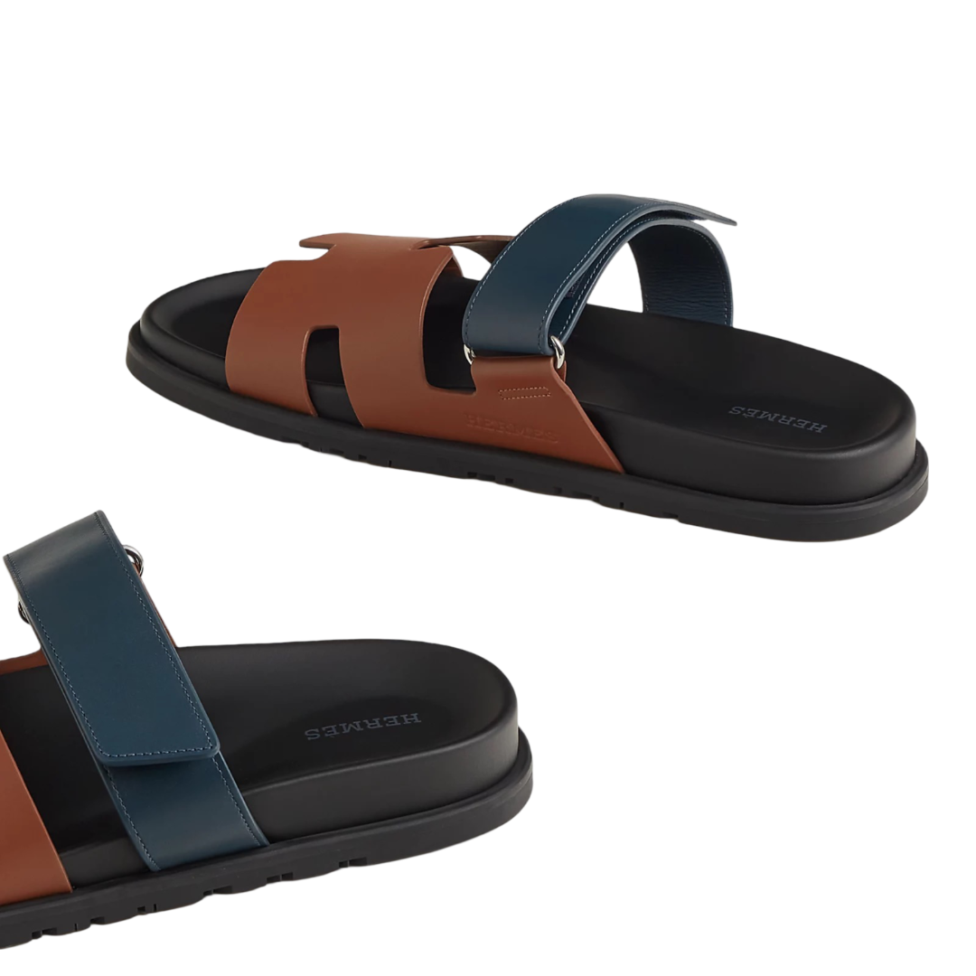 Hermes Chypre sandal Gold / Bleu Céleste