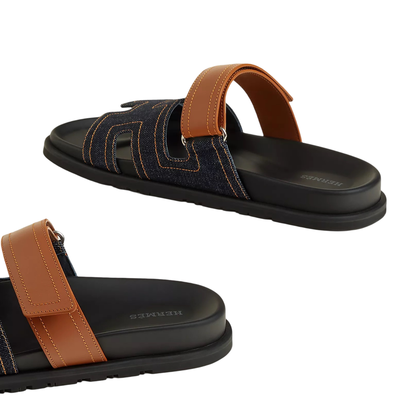 Hermes Chypre Sandal Bleu Brut / Naturel