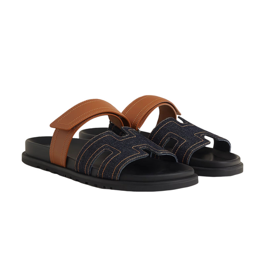 Hermes Chypre Sandal Bleu Brut / Naturel