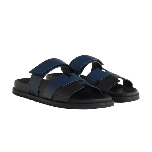 Hermes Chypre Sandal Bleu Obscur / Noir