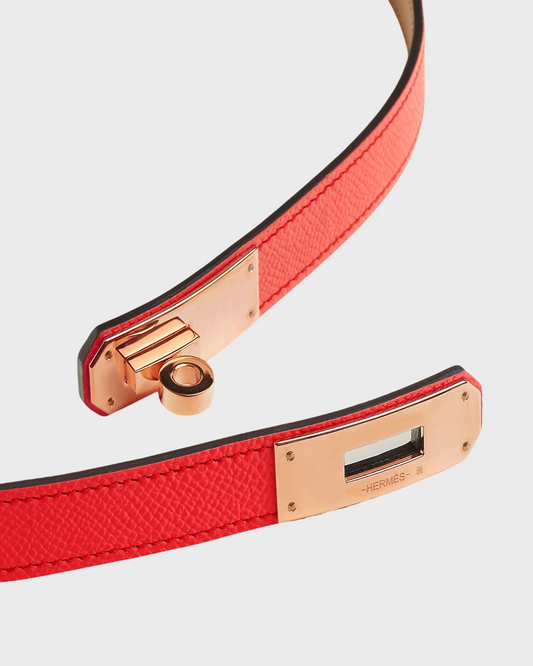Hermes Kelly Belt 18 Terre Battue