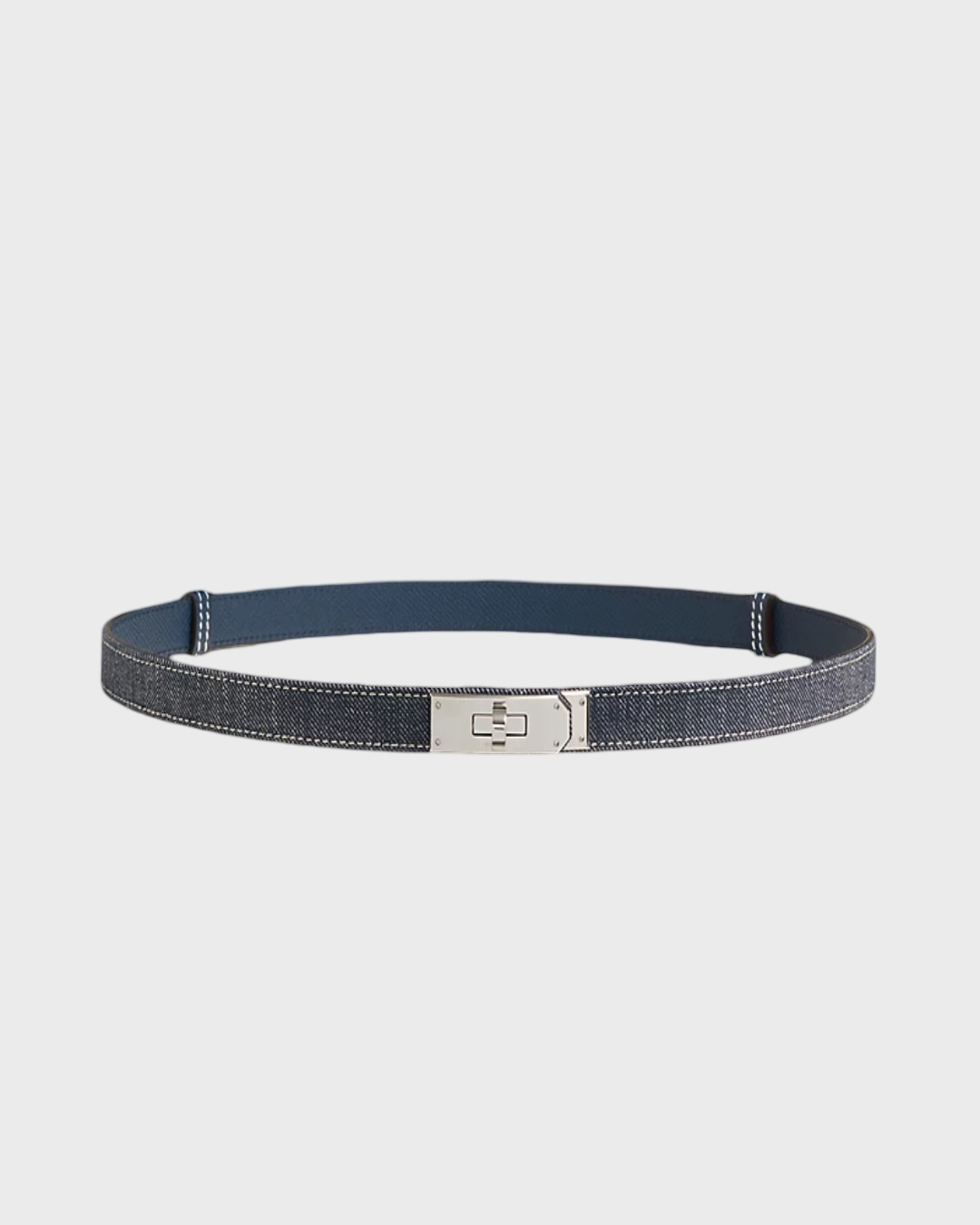 Hermes Kelly Belt 18  Navy