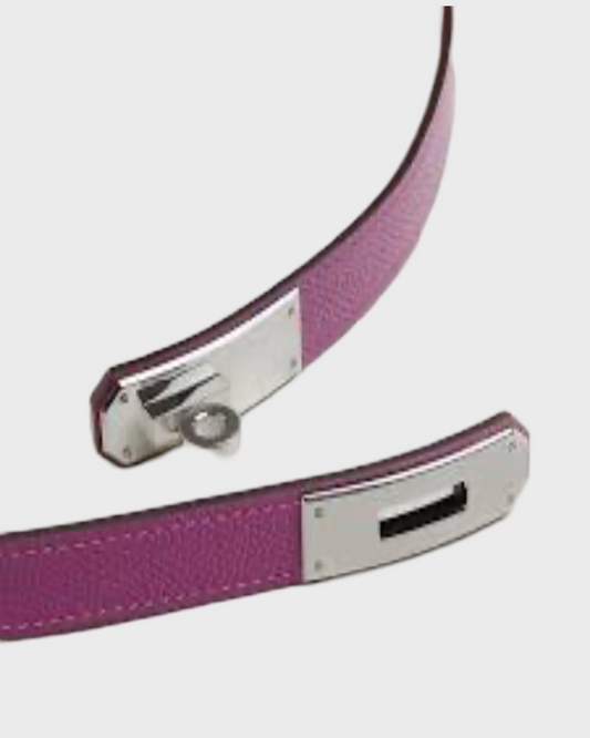 Hermes Kelly Belt 18 Anémone Rose