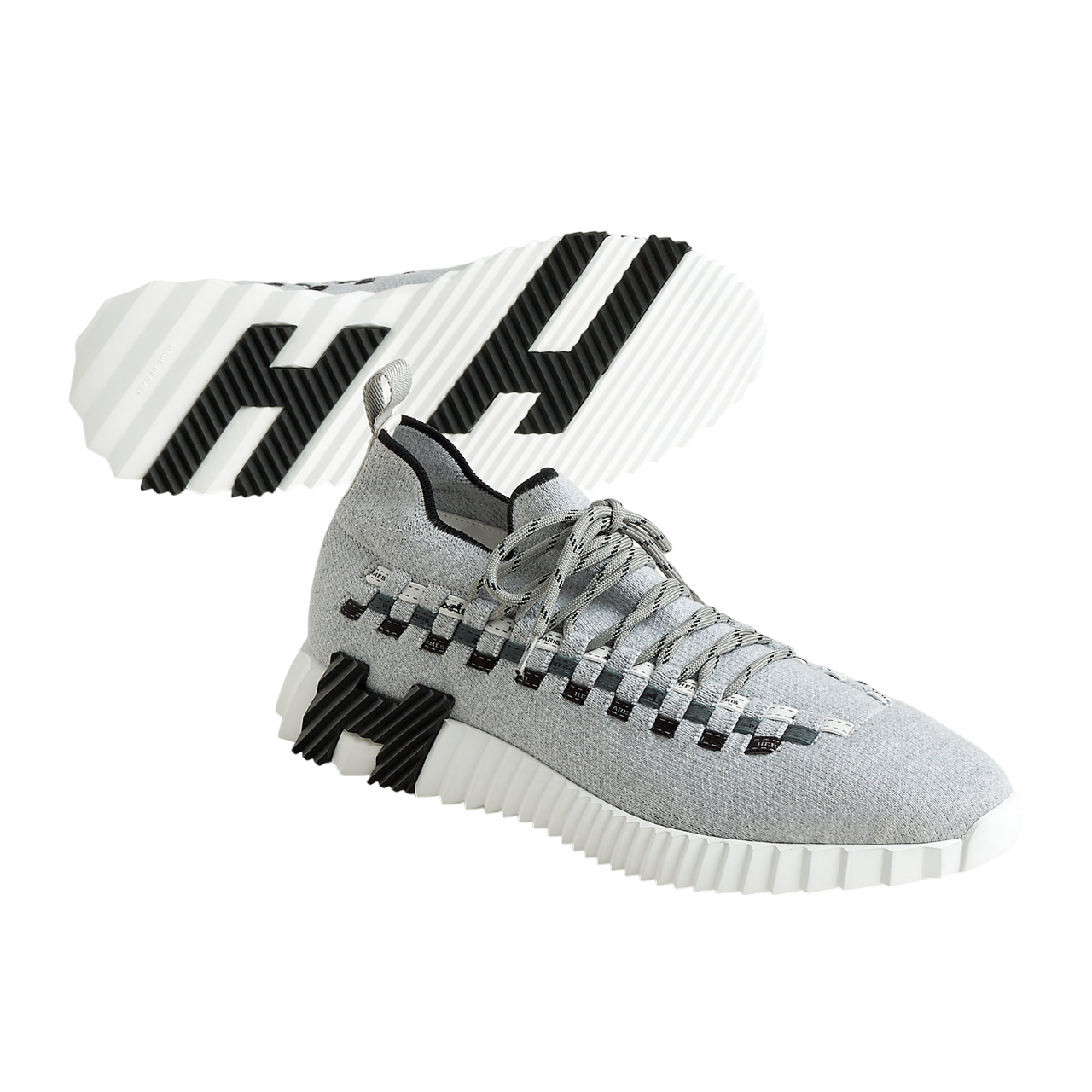 Hermes Flex slip-on Sneaker Multicolore Gris Silex