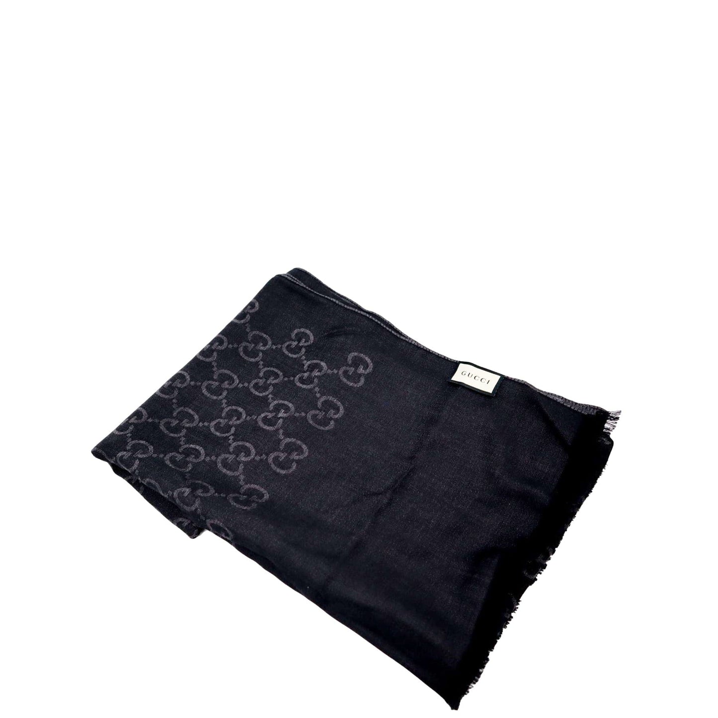 GUCCI GG Printed Scarf Black