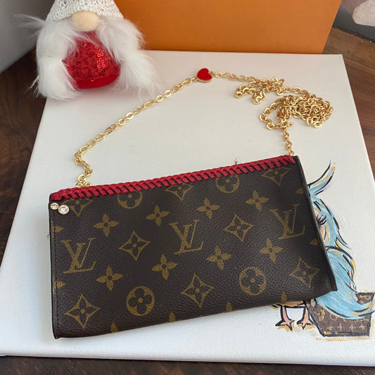 The Junco Crossbody -Orvis bags Monogram in Red