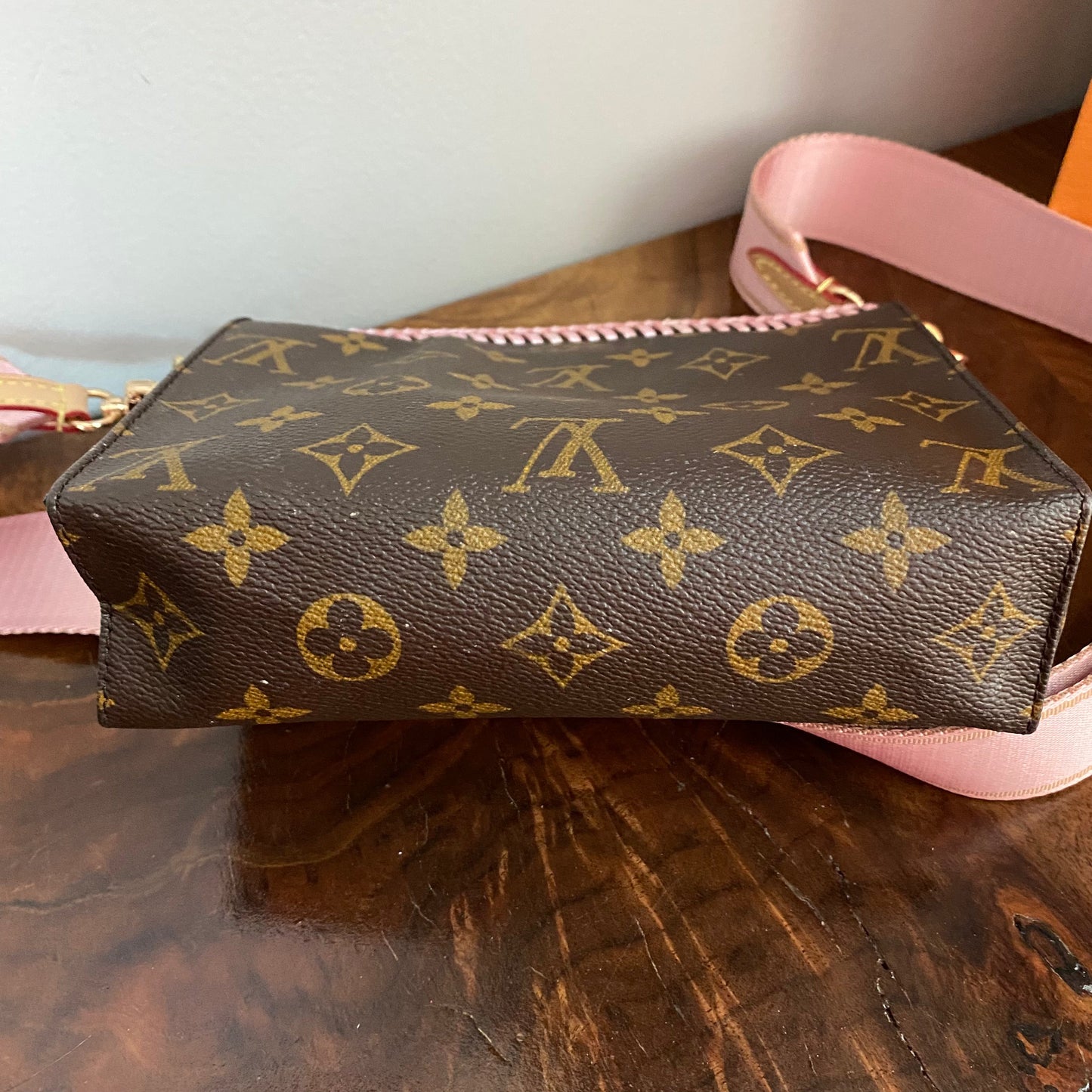 The Cygnet Crossbody -Orvis bags Monogram in Blush Pink