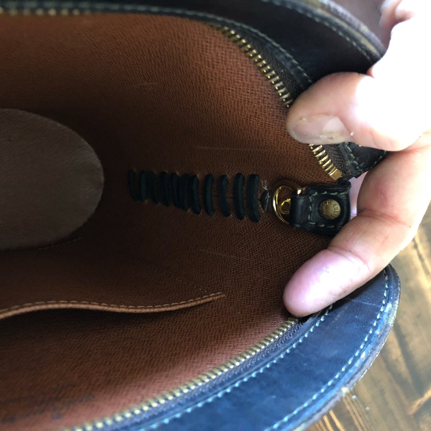 The Finch -Orvis bags Monogram Black Crossbody