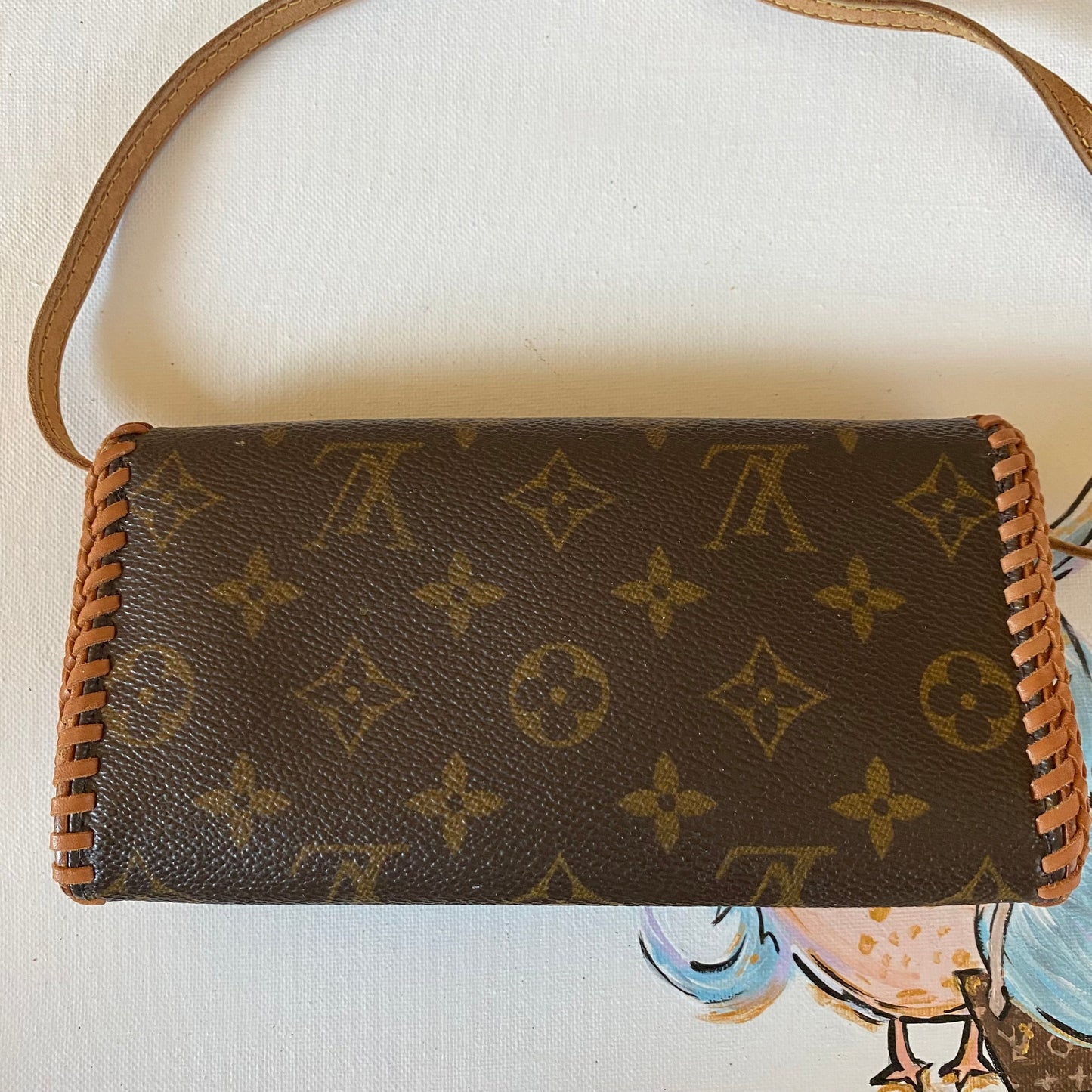 The Junco -Orvis bags Monogram in Vachetta Shoulder/Crossbody Bag