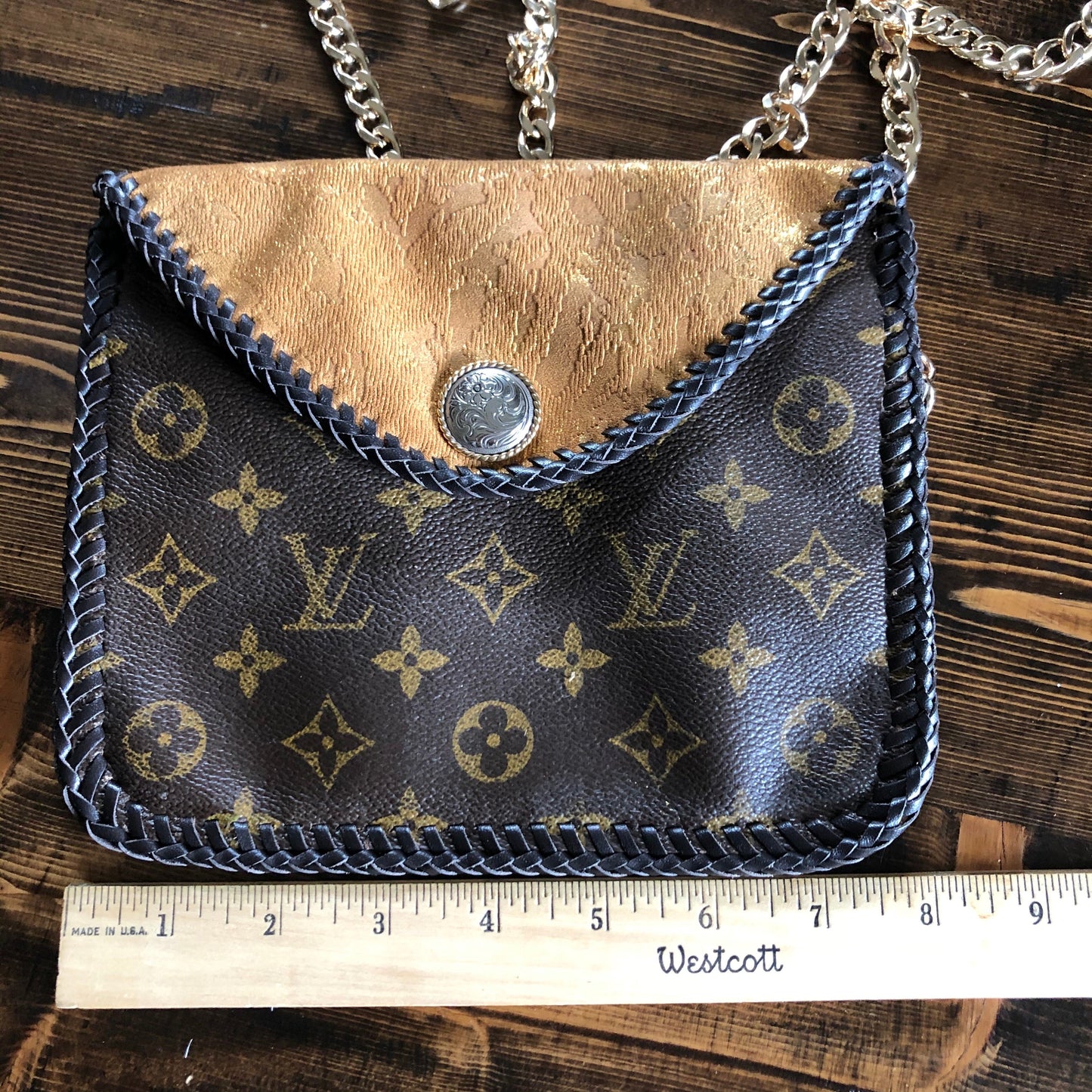 The Falcon with Back Pocket - GoldenOrvis bags Wristlet/Crossbody/Clutch