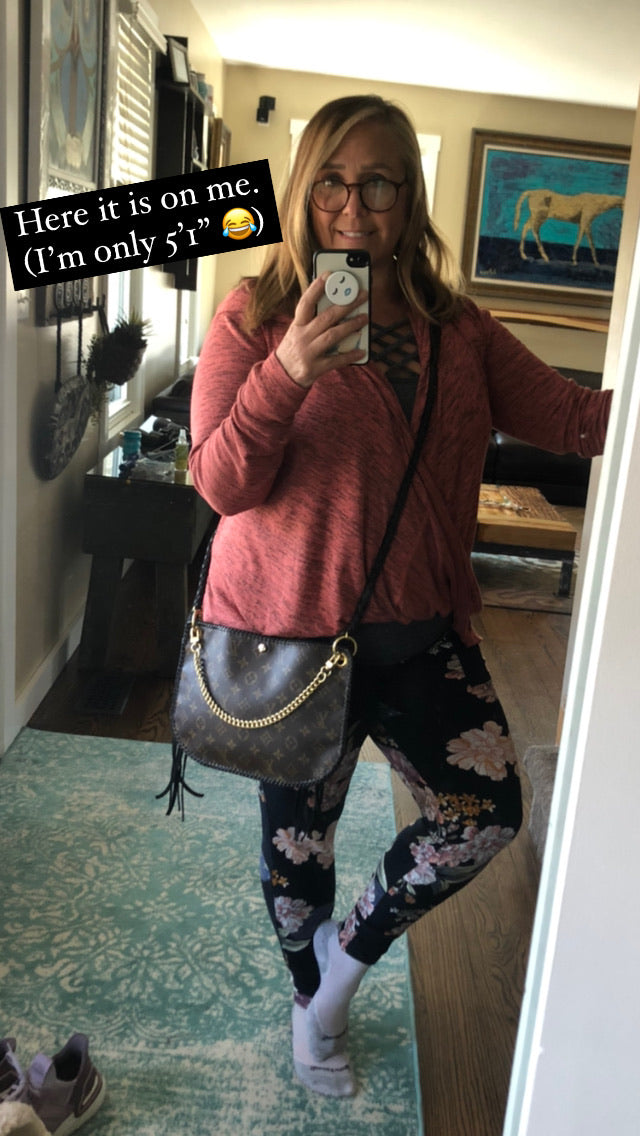 The Peacock -Orvis bags Monogram Hobo Crossbody in Black - Gold Hardware