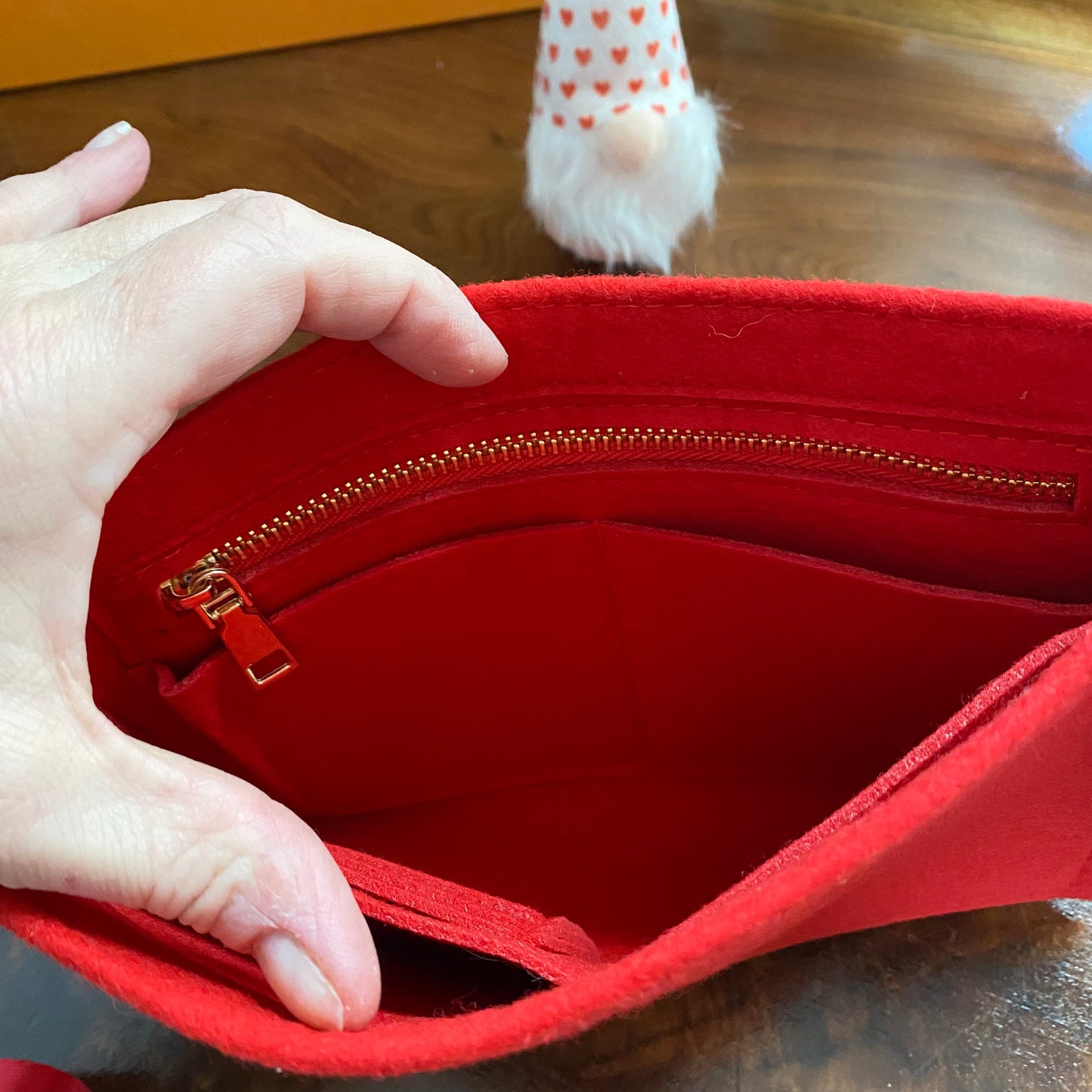 The Swan Crossbody -Orvis bags Monogram in Red