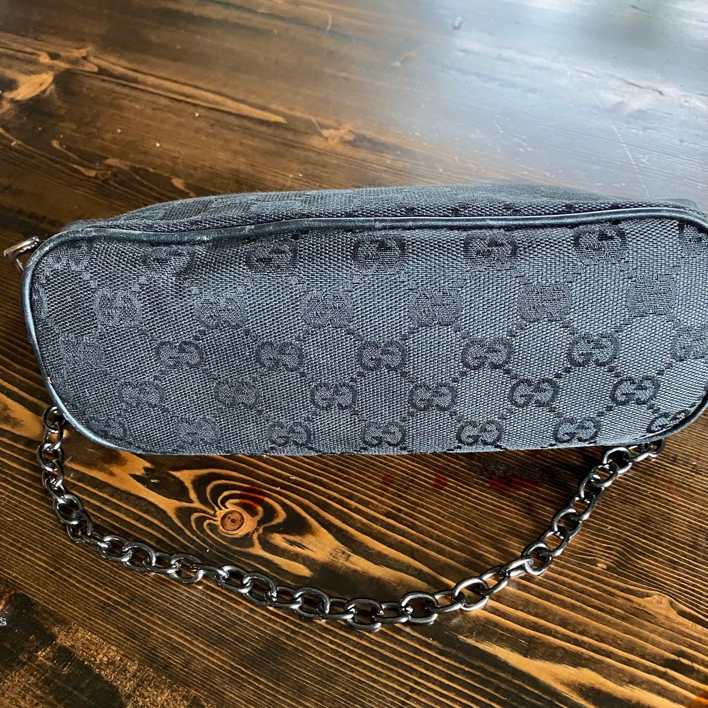 The Junco -Orvis bags GG Canvas in Black Crossbody