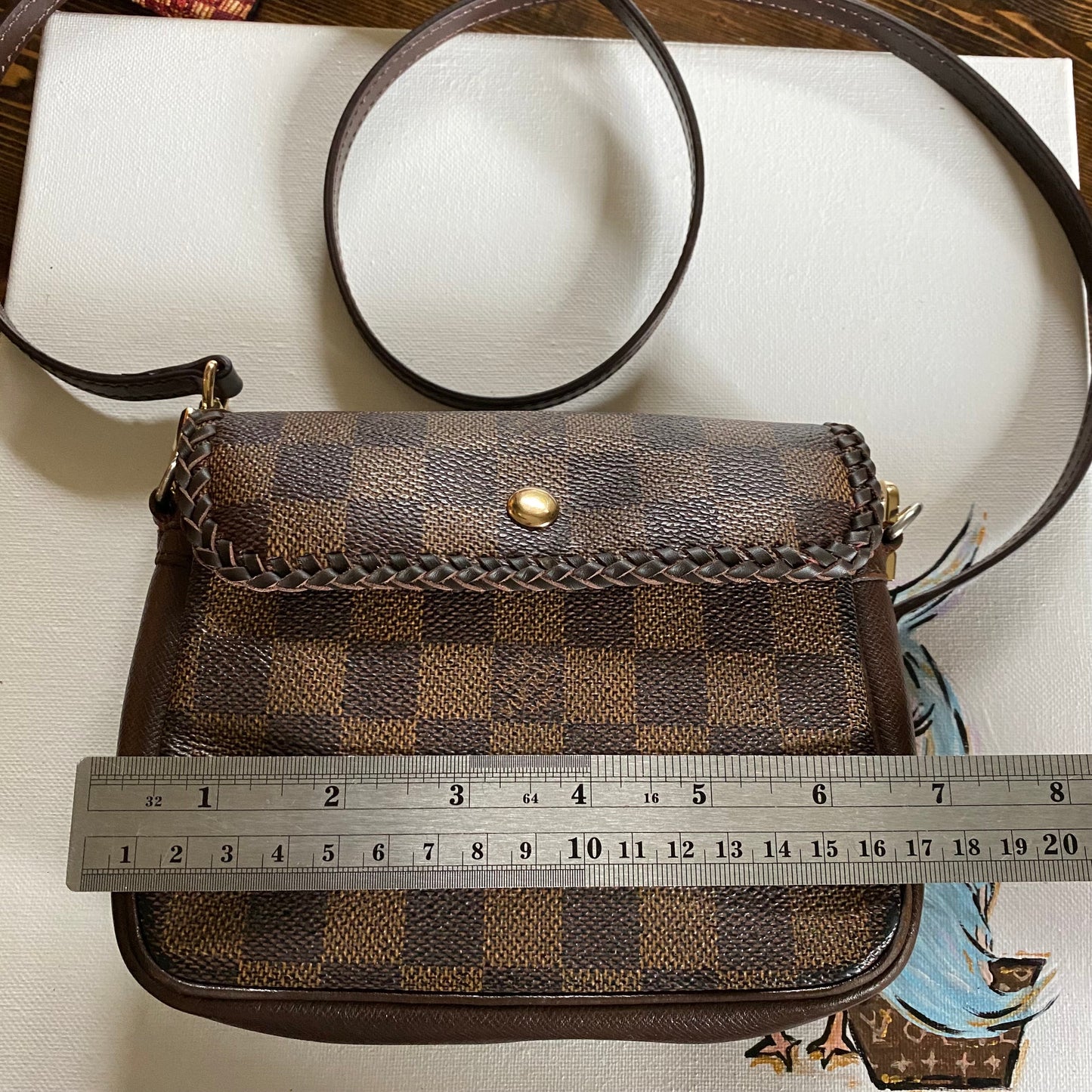 The Junco -Orvis bags Damier Crossbody Bag