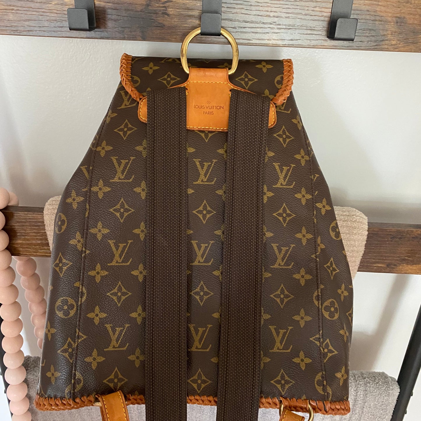 The Loon -Orvis bags Monogram Backpack in Tan
