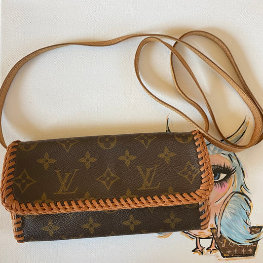 The Junco -Orvis bags Monogram in Vachetta Shoulder/Crossbody Bag
