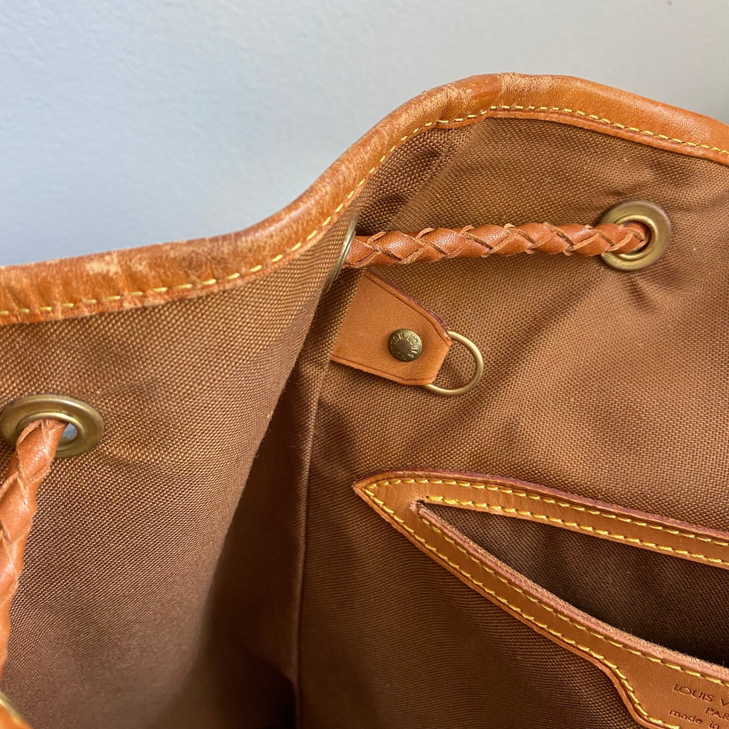 The Loon -Orvis bags Monogram Backpack in Tan