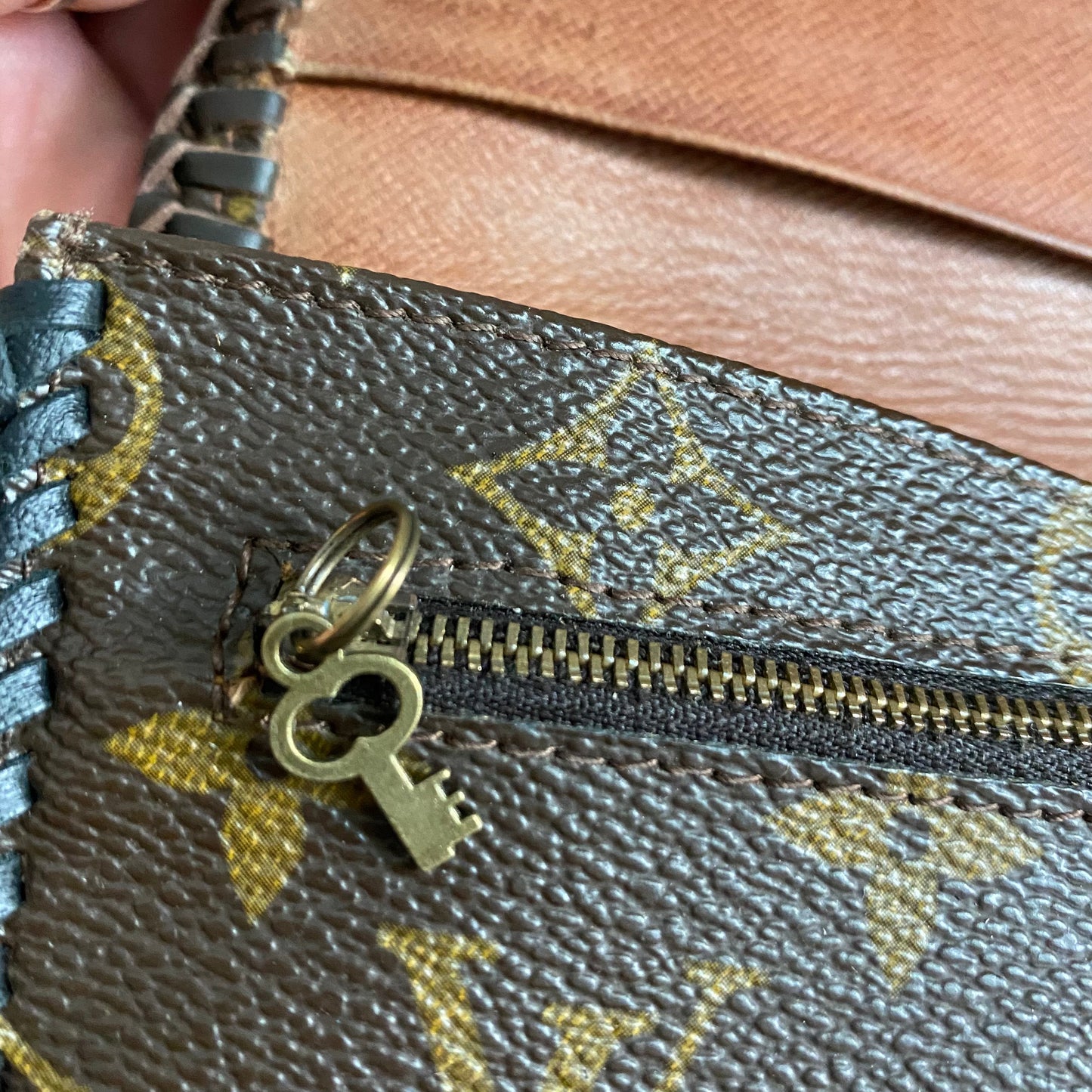 The Robin - Black/Brown Monogram Crossbody/Clutch