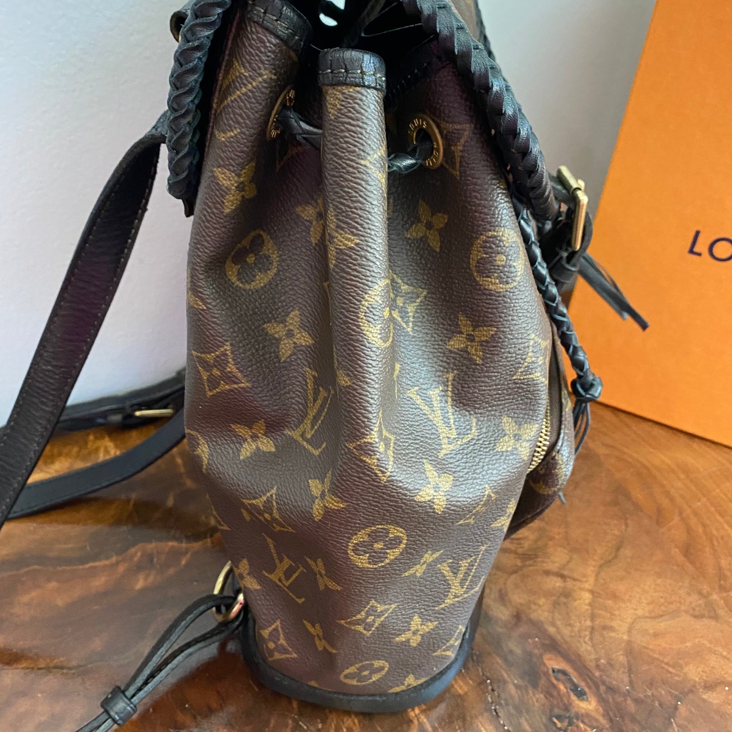 The Loon -Orvis bags Monogram Backpack in Black MM