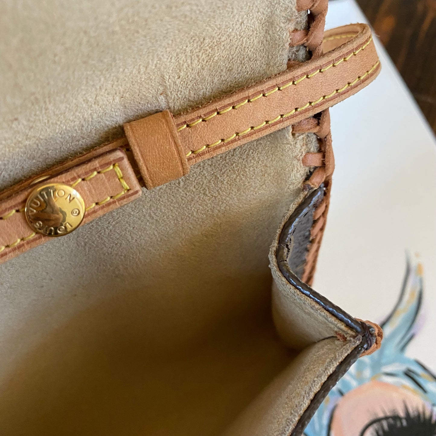 The Junco -Orvis bags Monogram in Vachetta Shoulder/Crossbody Bag