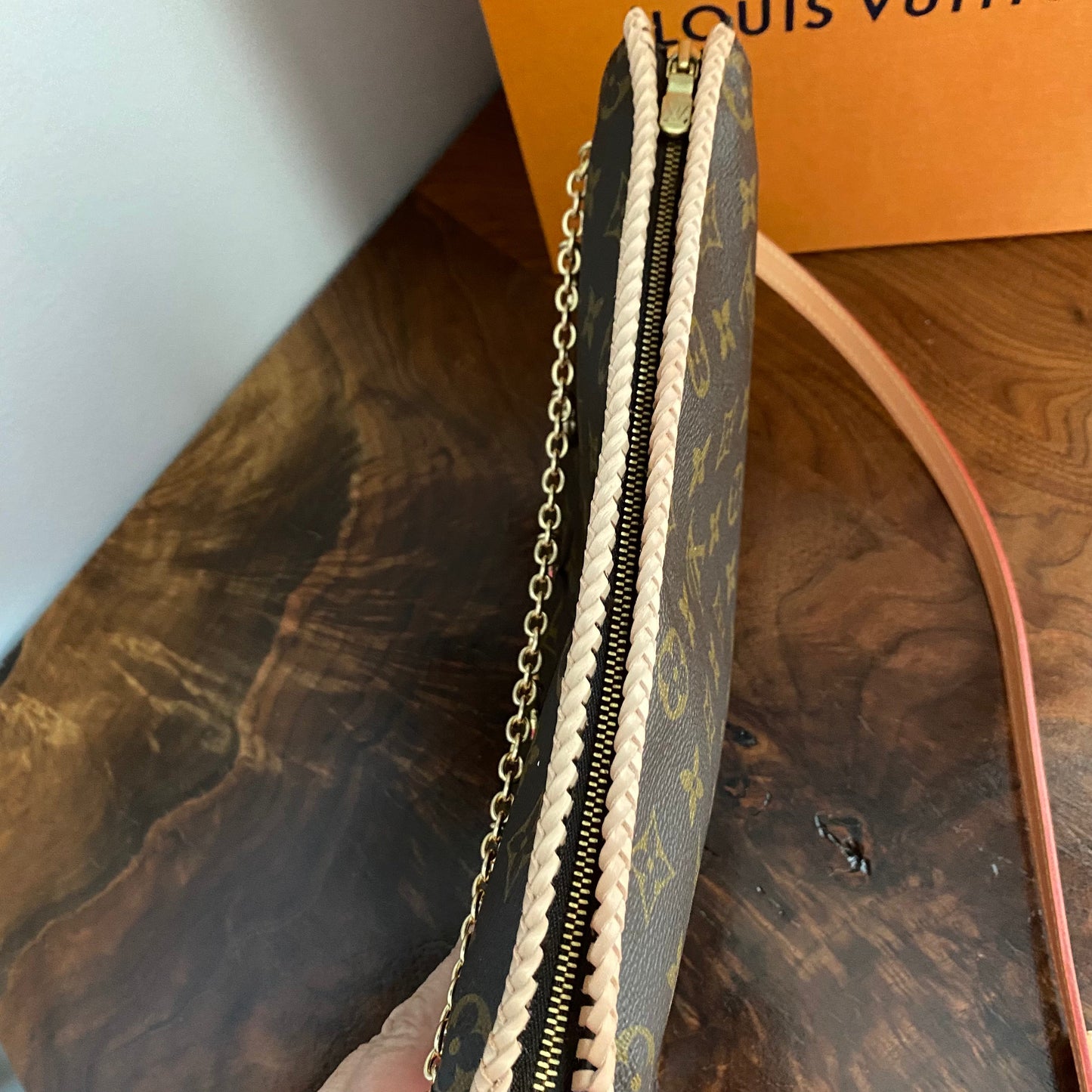 The Swan -Orvis bags Monogram in Vachetta Crossbody Bag
