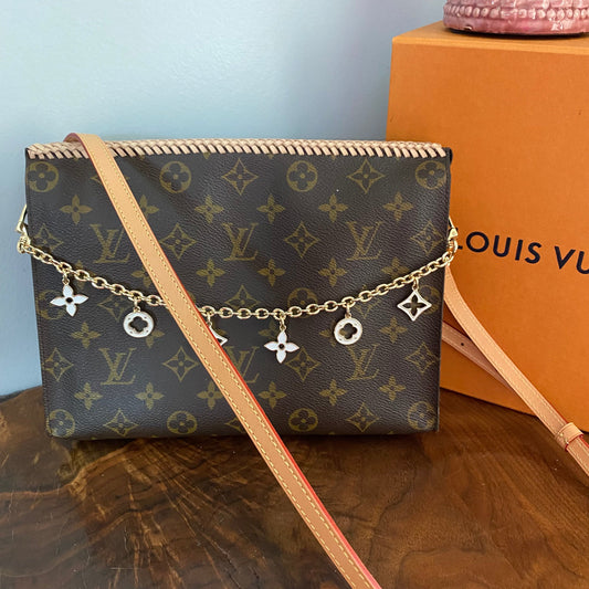 The Swan -Orvis bags Monogram in Vachetta Crossbody Bag