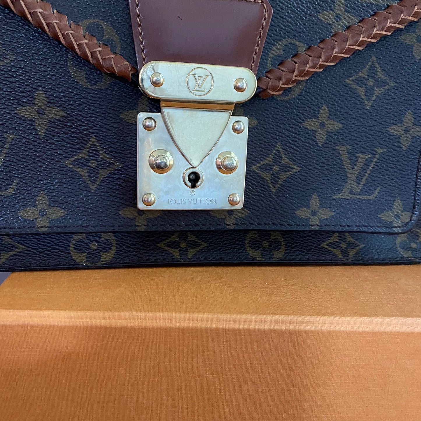 The Kingfisher Crossbody -Orvis bags Monogram in Whiskey