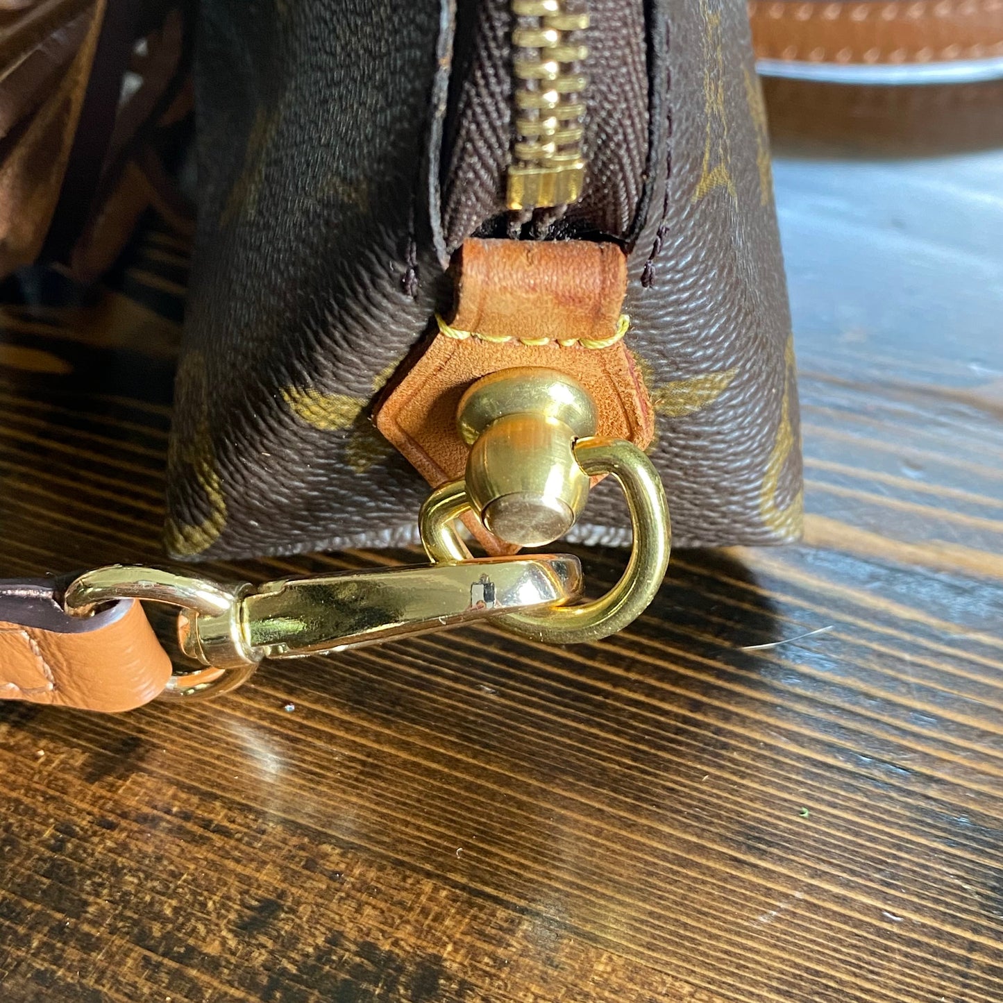 The Junco -Orvis bags Monogram in Brown Crossbody Bag