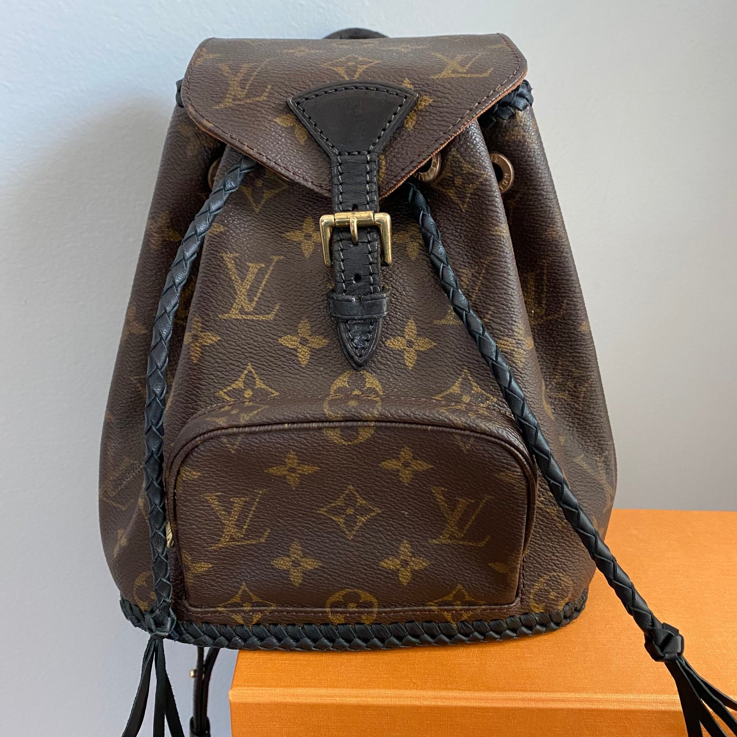 The Loon -Orvis bags Monogram Mini Backpack in Black