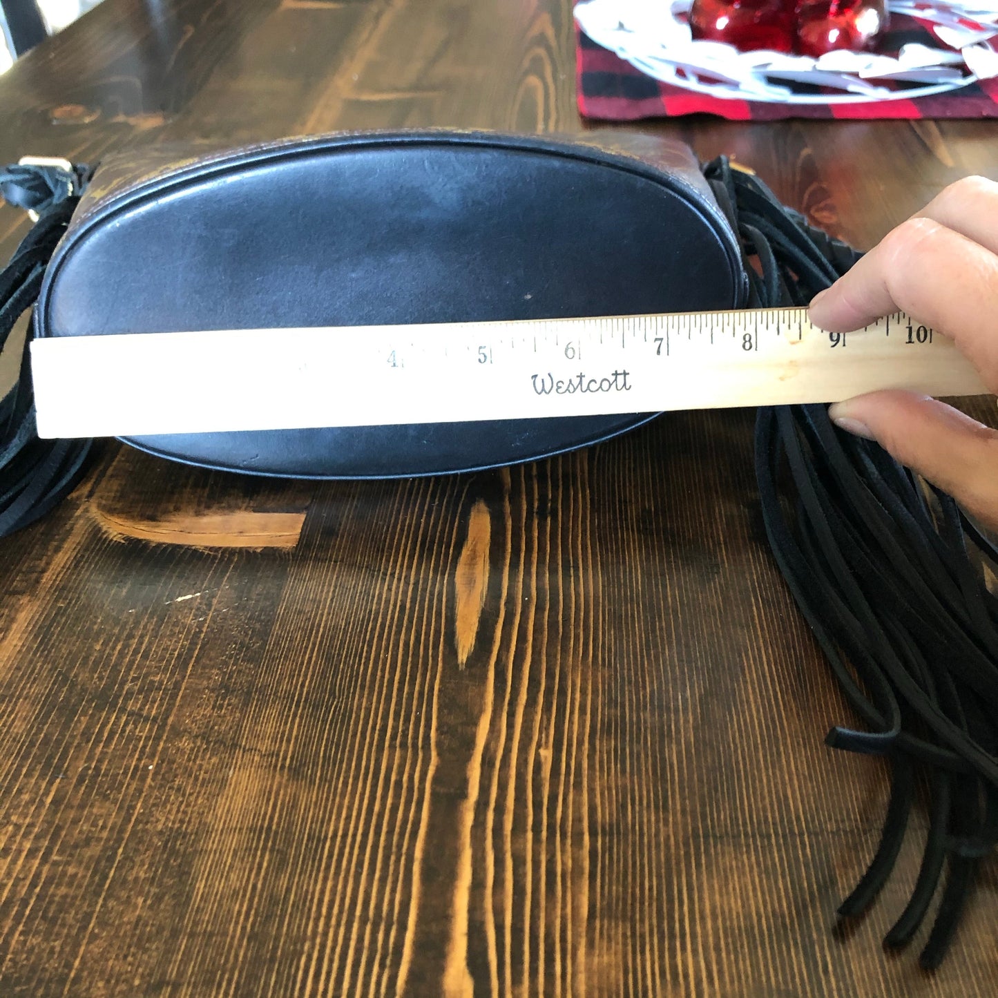 The Finch -Orvis bags Monogram Black Crossbody