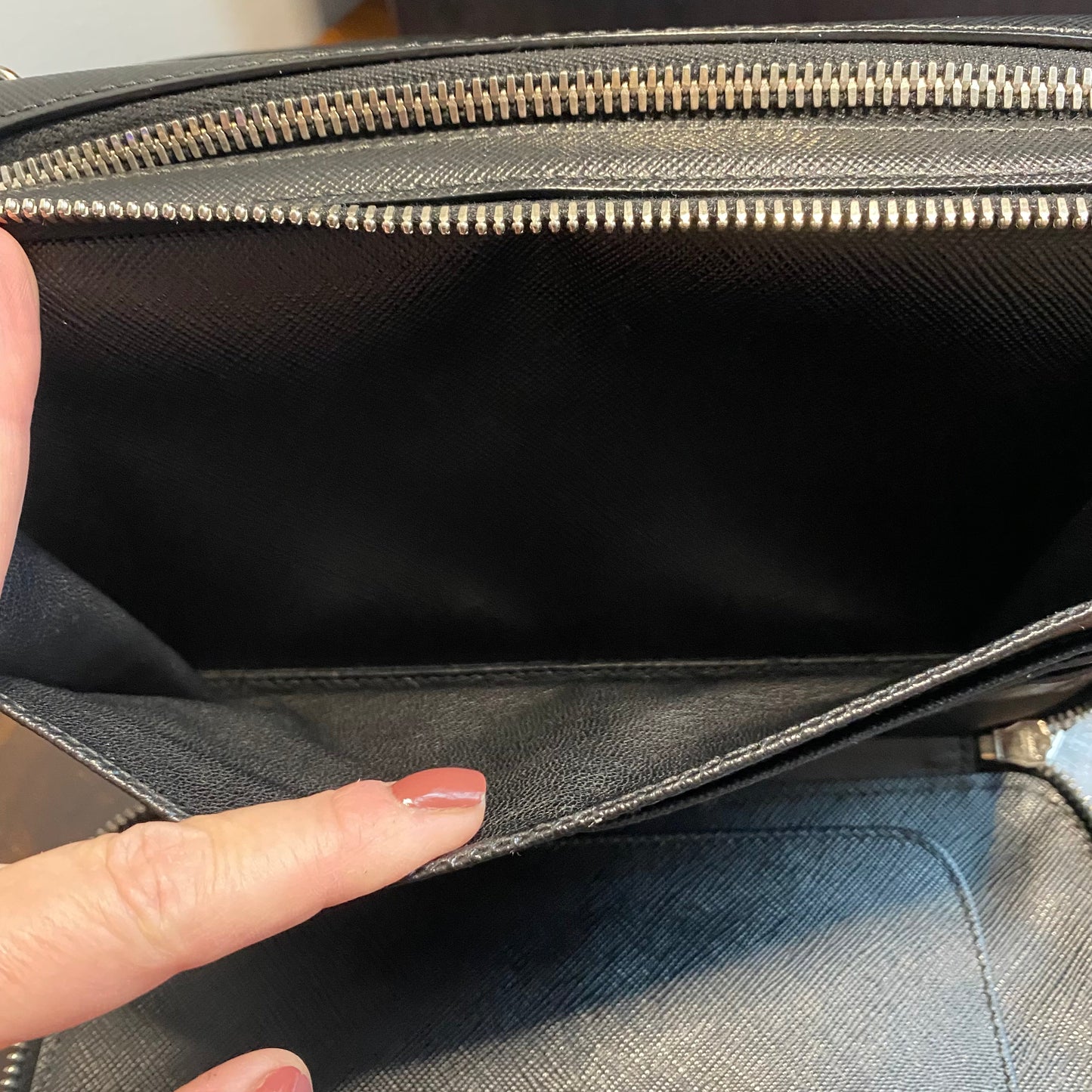 The Swan -Orvis bags Prada Organizer with Studs Crossbody/Wristlet