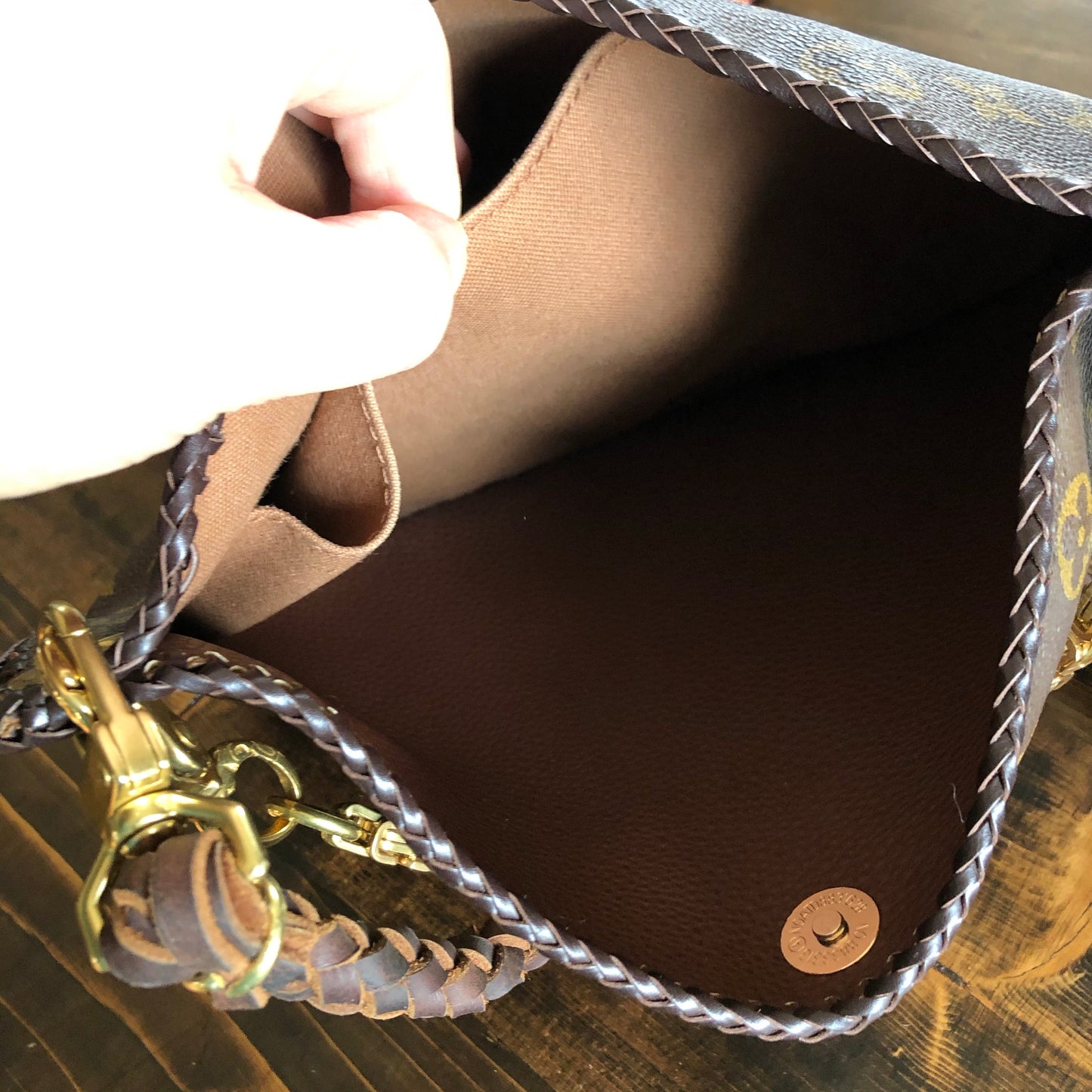 The Peacock -Orvis bags Monogram Hobo Crossbody