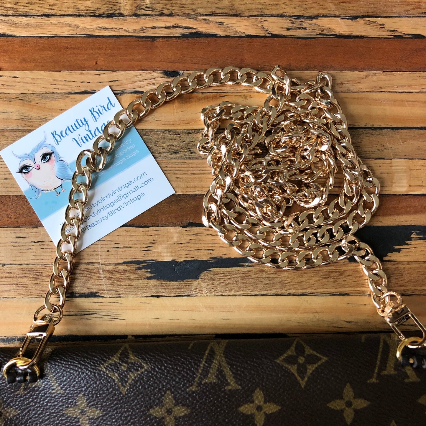 The Wren - Damier/Monogram MixOrvis bags Wristlet/Crossbody/Clutch