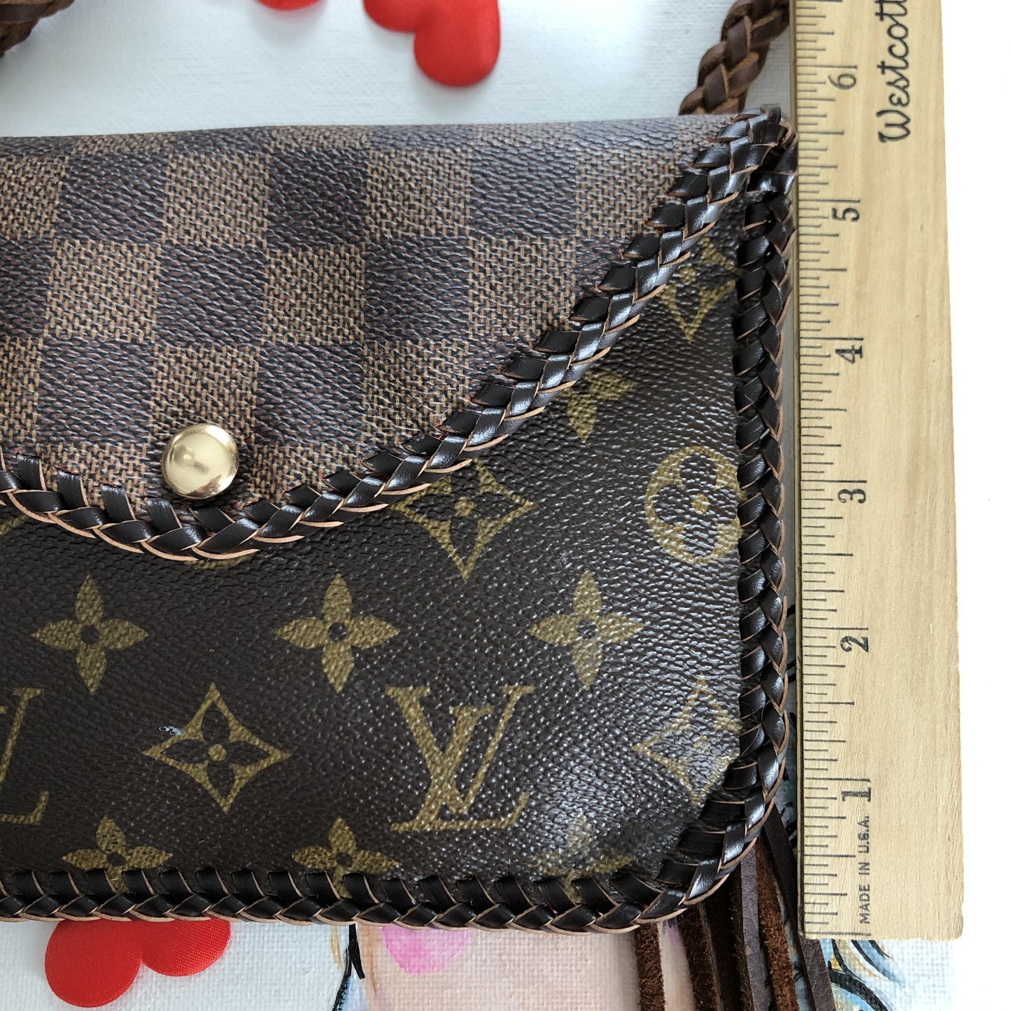 The Falcon - Damier/Monogram MixOrvis bags Wristlet/Crossbody/Clutch