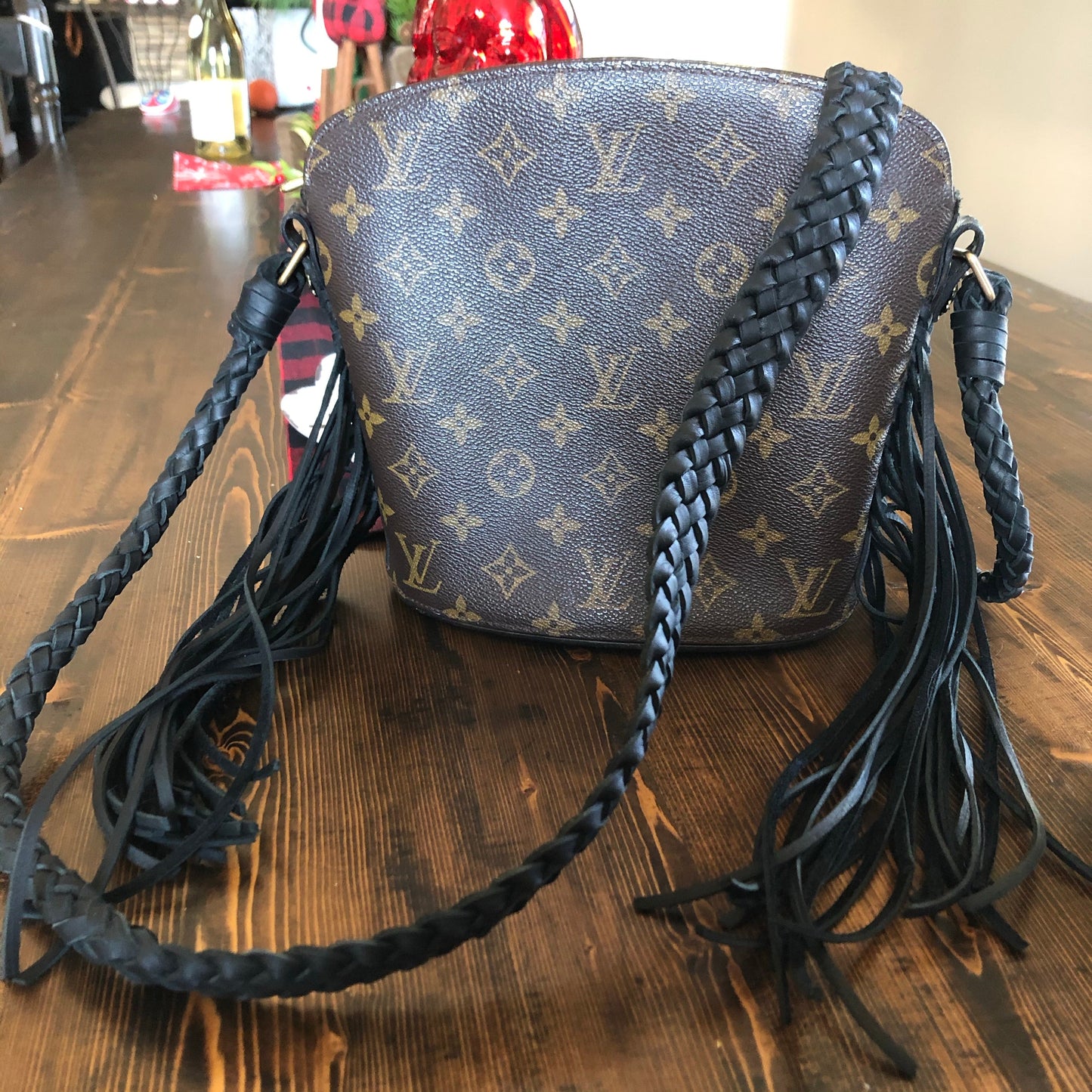 The Finch -Orvis bags Monogram Black Crossbody