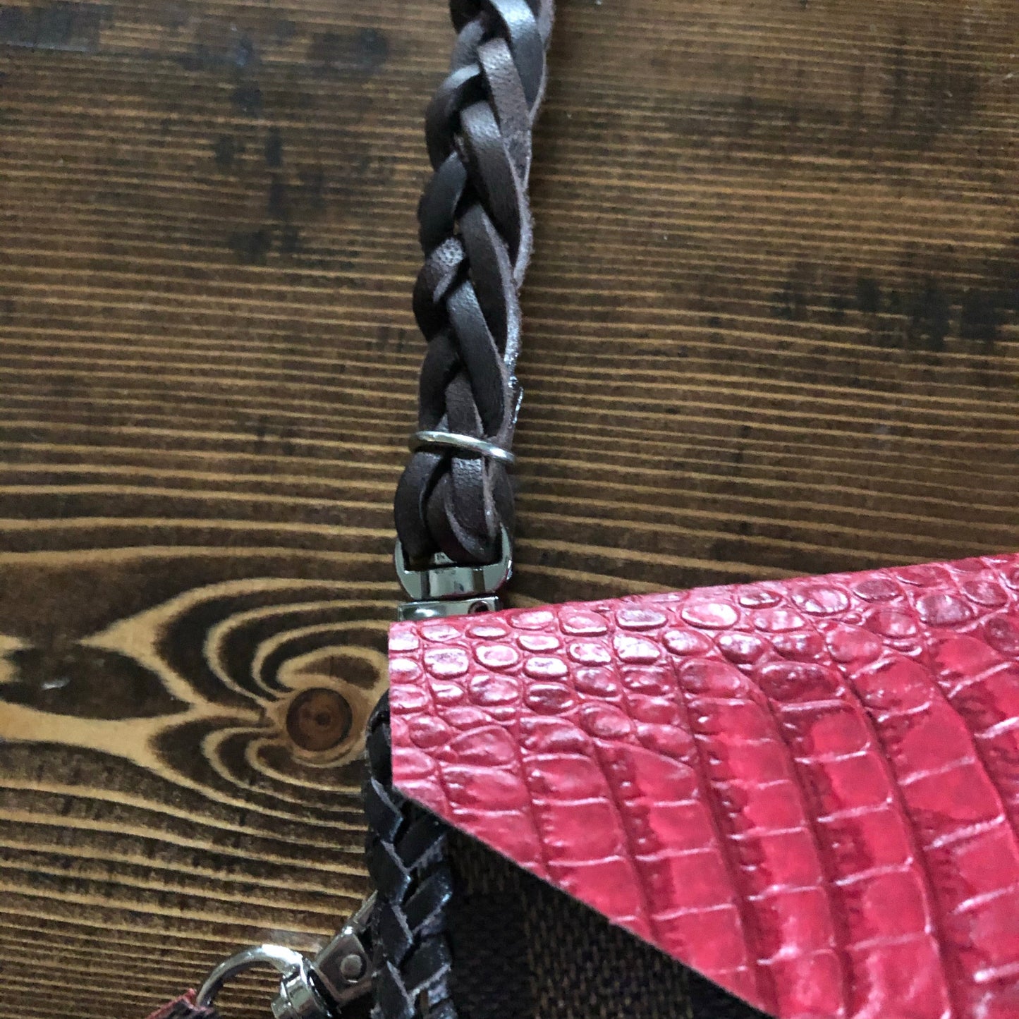 The Hawk - RedOrvis bags Clutch/Wristlet/Crossbody Bag