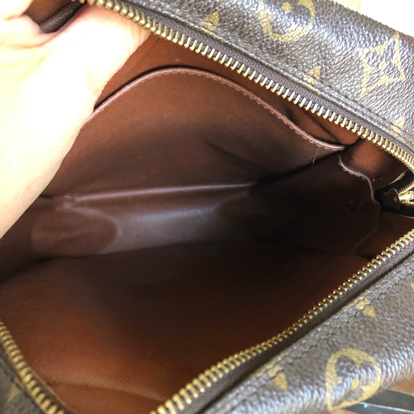 The Macaw - Monogram Crossbody Bag with Antique Copper