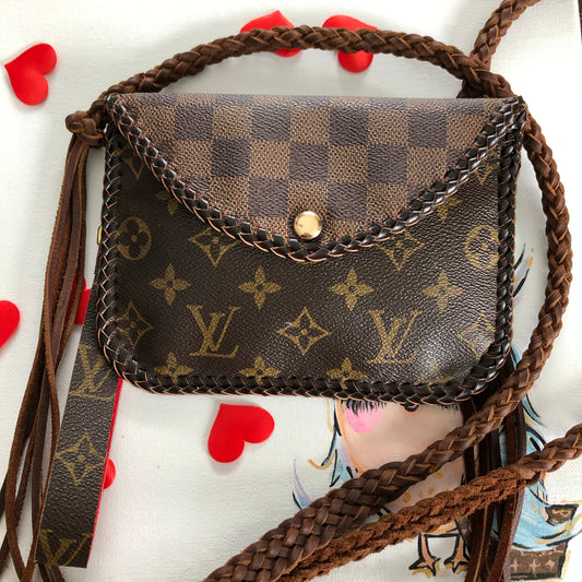 The Falcon - Damier/Monogram MixOrvis bags Wristlet/Crossbody/Clutch
