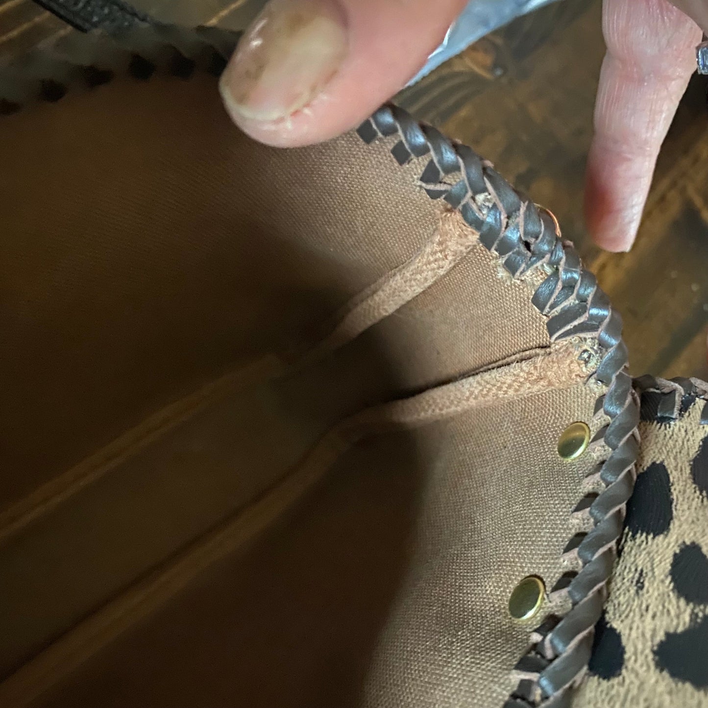 The Junco -Orvis bags Monogram in Brown Crossbody Bag