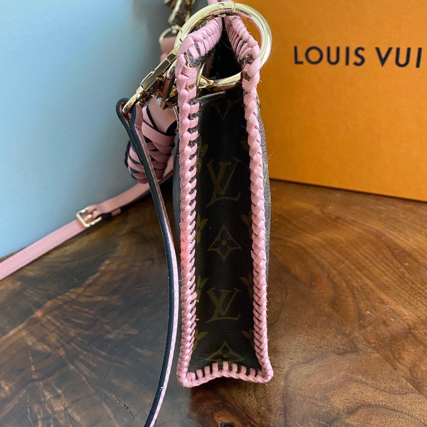 The Swan Crossbody -Orvis bags Monogram in Pale Pink